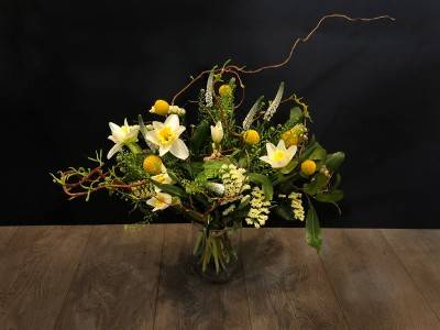 bouquet printanier de fleurs fraiche de production française